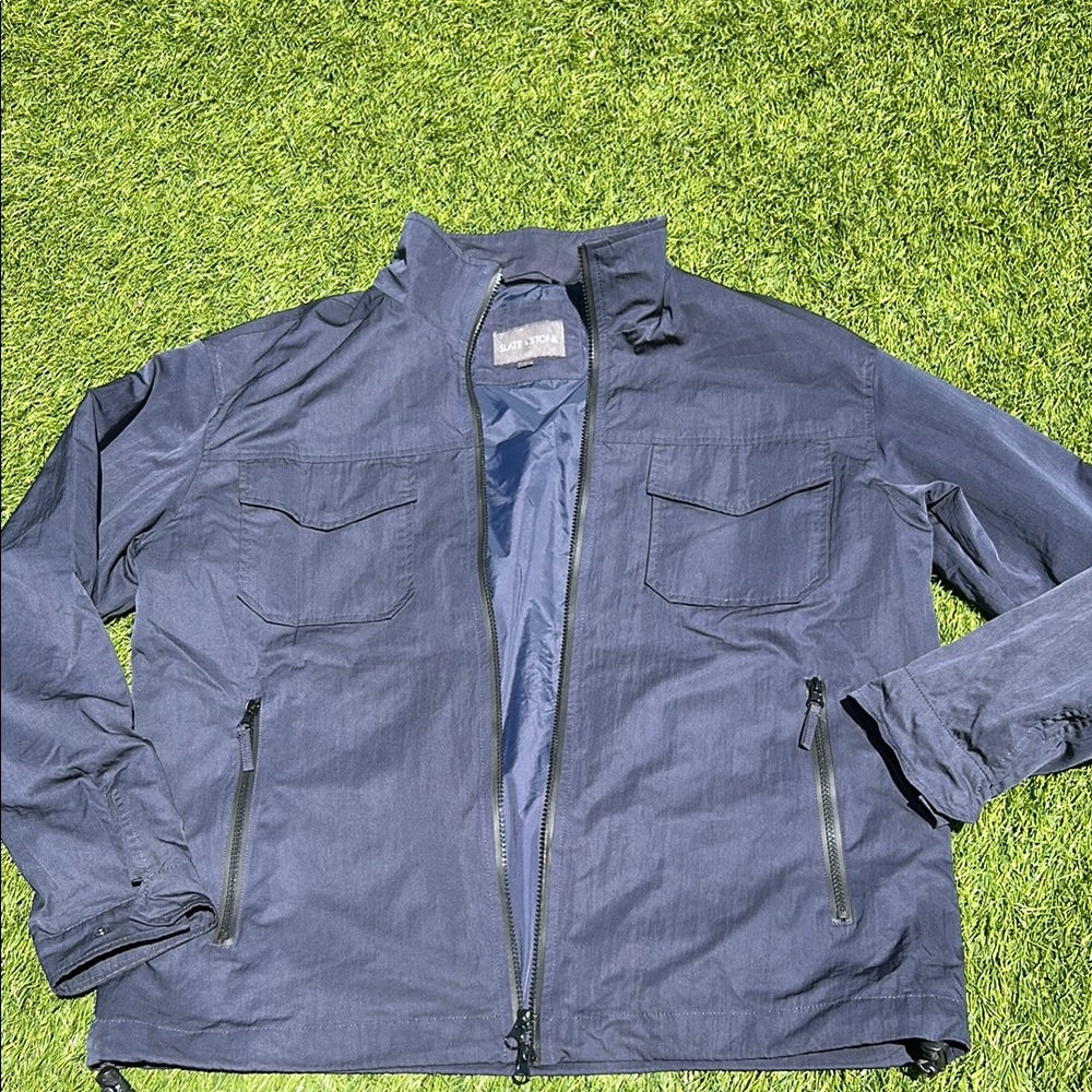 Slate & Stone Dark Blue Lightweight Jacket